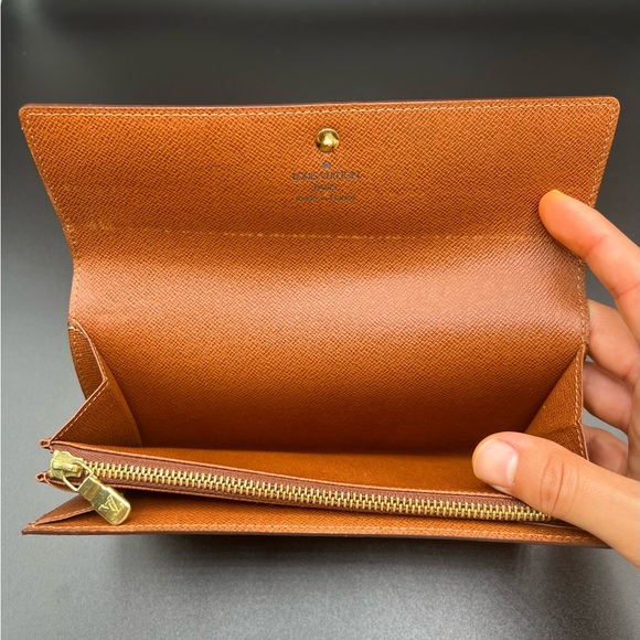 LOUIS VUITTON Monogram Pochette Porto Monnaie Bi-fold Long Wallet - Picture 4 of 8